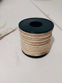 1Roll White Edge Decorative Hemp Rope Burlap Ribbon For Gift Wrapping Wedding Event Party Home Bows DIY Crafts Art Decoration - Multicolor - View 17