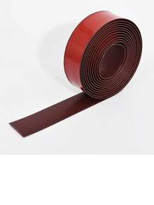 1 Roll Self-Adhesive Wood Grain Floor Edging Trim - Reusable, 99cm PVC Threshold Transition, Matte Finish, Realistic Wood Grain Texture, Easy Installation, Suitable For Living Room And Door Jamb Decor, Wood Grain Pattern - Multicolor - View 14