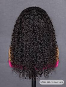 OQ Hair Wear & Go Natural Wavy Wig, No Glue Needed, 180% Density, 14-26 Inches, Invisible Drawstring, Flexible Fit, 360° Transparent Lace, Pre-Cut & Pre-Plucked, Suitable For Romantic Occasions, Pre-Bleached Hair, Natural Hairline, Daily Wear, Beginner Friendly, Fast Shipping, Gift Included, Suitable For Women And Casual Wear - SNatural - View 7