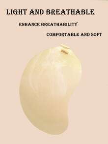 2 pares de sujetadores invisibles con forma de mango - Copas de sujetador push-up de silicona sin tirantes para vestidos sin espalda, almohadillas adhesivas transpirables y reutilizables para levantar el busto, amigables con la piel para mujeres