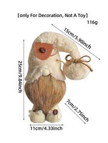 2 Stück/1 Stück 26cm Kaffeeständer ohne Verzierungen mit Tassenschleife Design, geeignet für Heim Dekoration Schreibtisch Fenster Mitte Dekoration, Party Festival Szene Dekoration, Geburtstags Souvenirs, Heim Dekoration echte Feiertags Dekorationen Weihnachtsdekorationen Zimmer Deko Weihnachten Winter