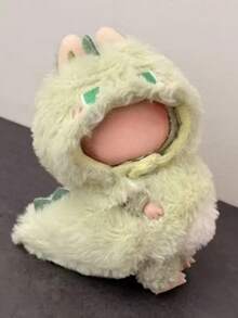 拉布布衣服 17厘米配饰套装 拉布布可爱衣服 装扮动物风格服装（无娃娃）更适合坐着