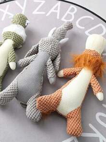 Ein kuschelig quietschendes Geschenk für Katzen-/Hundeliebhaber und Katzen-/Hundemama-Lieblingstiere für Hundeliebhaber und Hundemamas, Löwe, Wolf, Elefant Cartoon, Gesellschaft, Zahnreinigung, geeignet für kleine bis mittelgroße Hundeliebhaber und Hundemamas (nur für Katzen-/Hundeliebhaber Geschenke und Katzen-/Hundemama Lieblingstiere)