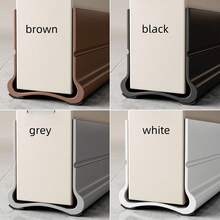 New 36.6 Inch Door Bottom Seal Strip, Soundproof, Draft Stopper, Weatherstrip For Indoor & Outdoor Doors, Available In Deep Brown/Gray/White/Black - Ideal For Sealing Door Bottom Gaps