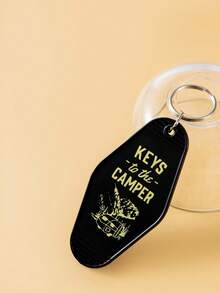 1件复古汽车酒店钥匙扣趣味亚克力钥匙牌钥匙圈饰品，男女皆宜，朋友学校字母汽车配件可爱哥特Y2K万圣节配件教师节圣诞节礼物创意包包配件挂绳带证件夹汽车配件包饰汽车配件姐妹 - 彩色 - 查看 7