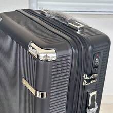 10kg Carry-On Luggage With 360° Wheels Travel Hand Luggage - 黑色 - 查看 2