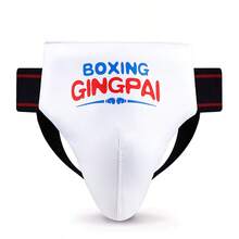 GINGPAI Pantalon de protection de l'aine pour boxe de jeunes, équipement de protection pour arts martiaux pour la boxe, le kickboxing, le taekwondo, le football, le muay thaï - Multicolore - Voir 23