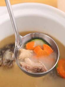 1/2/5 Stücke Edelstahl Suppenkelle, Topfkelle, dicke Löffel für gewerbliche Gastronomie, Zuhause Suppenlöffel