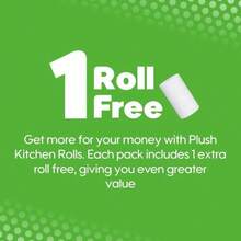 Plush 3-Ply Kitchen Paper Towels – Ultra Absorbent & Durable  Rolls Cleaning Wipes Household - 18 Rolls - View 7