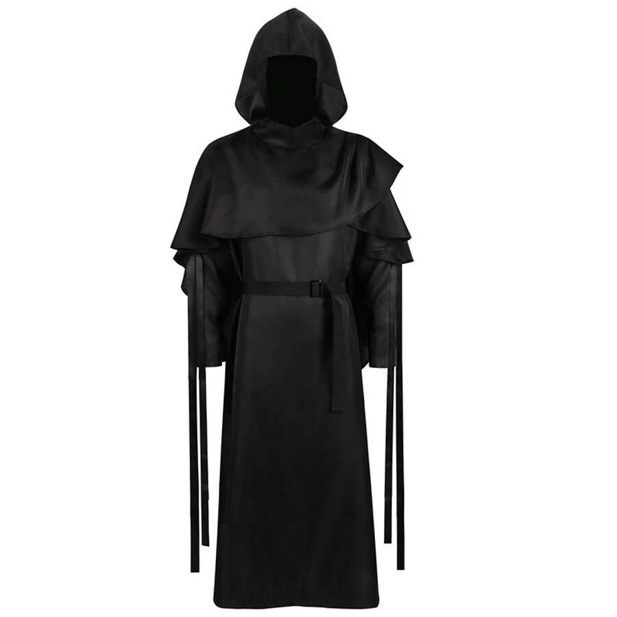 Men Cosplay Clothing - Black - View 1