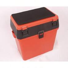 1 pieza Caja de aparejos de pesca multifuncional con gran capacidad, se puede sentar encima y llevar a la espalda, ligera de peso, portátil y fácil de transportar. Adecuada para la pesca en lagos, ríos y viajes al aire libre, se utiliza para organizar cebos, anzuelos y herramientas de pesca. - Caja de almacenamiento para pesca - Ver 3