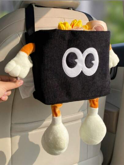 2025 Nouvelle boîte de rangement pour voiture, organisateur de voiture bifonctionnel avec poubelle et porte-mouchoirs, seau de rangement compact pour voiture, solution de rangement minimaliste pour voiture, design gain de place, porte-mouchoirs pour voiture, installation facile, boîte de rangement pour voiture de haute qualité, organisateur de voiture, rangement intérieur ordonné, accessoire multifonctionnel pour voiture, système d'organisation automobile.