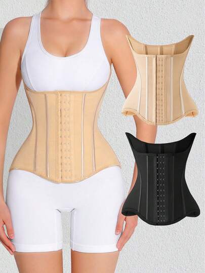 1pc Women's Corset Waist Trainer Body Shaper Control Back Top Girdles Sheath Flat Belly Shapers Colombian Reductive Girdle Woman Abdomen Shapewear Female Modeling Strap Slimming Belt
