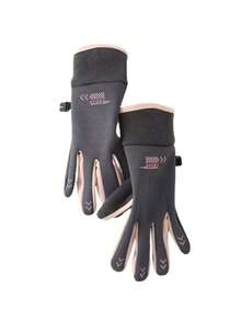 زوج من قفازات اللمس للرجال والنساء، دافئة ومقاومة للرياح للخريف/الشتاء، مناسبة للرياضات الخارجية، ركوب الدراجات، الصيد، والمدرسة