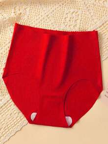 6pcs Pack Women's Seamless Triangle Panties, Invisible & Comfortable, Suitable For Christmas - Multicolor - View 3