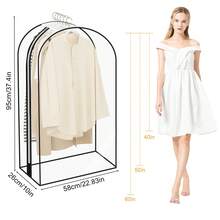 4 Pack Garment Bags With Zip, For Wardrobe, Suit Bags - 40in - View 2