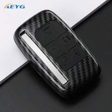 For Range Rover For Carbon Fiber Style ABS Car Key Case Cover, For Land Rover For Discovery For Evoque For Sport For Velar For Jaguar XE E-Pace Accessories - Land Rover a - View 9