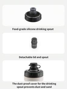 TOSUOD Fahrrad Trinkflasche, Rennrad/Mountainbike Sport Outdoor Quetschflasche, Großer Fassungsraum