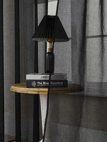 1 tấm rèm voan trắng mỏng, được thiết kế để lọc ánh sáng nhưng vẫn trong suốt, thích hợp cho phòng ngủ, văn phòng, nhà bếp, phòng khách, phòng làm việc và trang trí nhà cửa. - màu đen - Xem 4