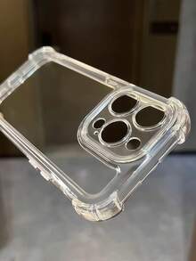 1 TPU + Transparent Acrylic Double-Layer Airbag Shock-Absorbing Phone Case With Corner Protector, Compatible With Apple 16/16 Pro/16 Pro Max, 15, 14, 13, 12, 11, Xs, Xr, Pro Max, 17/17 Pro/17 Air/ 17 Pro Max