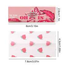 2 pachete de hârtii de rulat parfumate cu ardere lentă (50 de hârtii + 50 de hârtii de filtru per pachet), accesorii pentru fumat, hârtii de rulat cu aromă de fructe, cadou pentru prietenii fumători