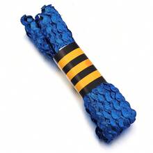 1 Rolle metallisches S-förmiges gewelltes strukturiertes Satinband, Polyester-Spitzenrand, geeignet für DIY-Kleidungszubehör, Nähen von Kleidungsrändern, Halsketten, Taschen, Hutmaterialien, Basteldekorationen, Matrosengürtel, Vorhänge, Patchwork, Hochzeit, Weihnachtsdekorationen - Verschiedenfarbig - View 18