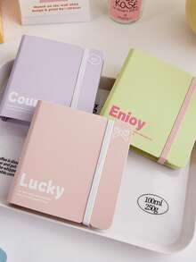 1 pieza Álbum de fotos de bebé lindo y fresco, Libro de colección de tarjetas mini de 3", Libro de recuerdos del crecimiento del bebé, Regalo ideal para baby shower y nuevos padres - Multicolor - Ver 2