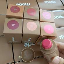 Nuevo producto de Haileyskin - Rubor en barra de polvo con doble uso para labios y mejillas, con diseño de cerdo/pecas