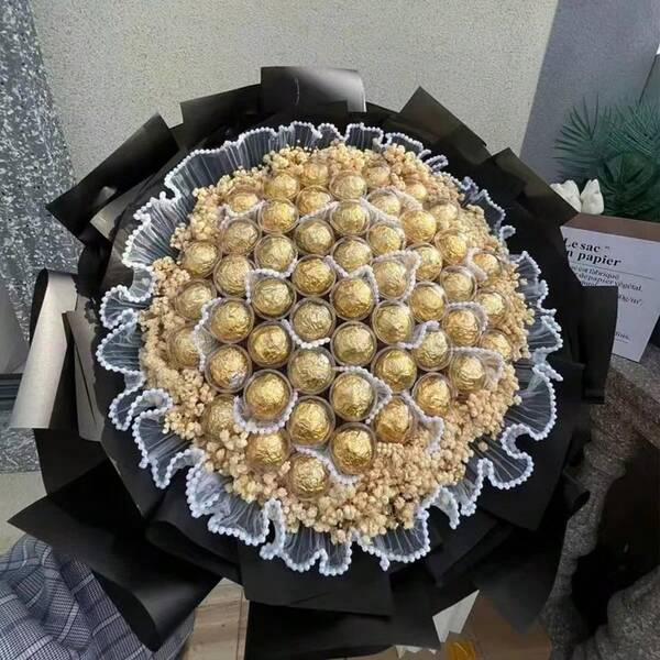 20pcs DIY Candy Chocolate Flower Stand, Includes 10 Clear Balls And 10 Bamboo Sticks, Suitable For Wedding, Graduation, Mother's Day, Anniversary Party, Birthday Bouquet Packaging, Christmas, Christmas Gift Packaging