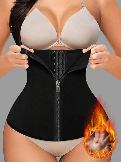 1pc Women Waist Trainer Belt, Waist Trimmer, Sauna Sweat Waist Cincher, Sports Fitness Waist Belt, Waist Shaper, Waist Slimming Belt, Abdominal Trainer