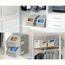 Baseball Cap Multi-Purpose Storage Box, Large Capacity Stackable Baseball Cap Storage Box, Multi-Functional Dust-Proof Storage Box, Suitable For Wardrobe, Foldable Zipper Dust-Proof Storage Box, Storage Hats, Clothes, Dolls, Etc., Can Be Used In 4 Seasons Throughout The Year