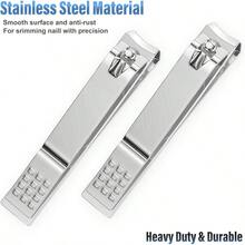 20 Pcs Stainless Steel Nail Clippers And Toenail Clippers For Men And Women Nail Clipper Set Fingernail Clipper Pack Nail Cutter For Toenail Finger Nails For Home Travel Bulk Use Silver