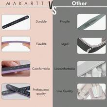 Nail File 180 Grit Emery Boards Nails 10pcs Black Nail Files Professional Washable Doubled Sides Nail File Kit Natural Acrylic Nails Coarse Salon Use