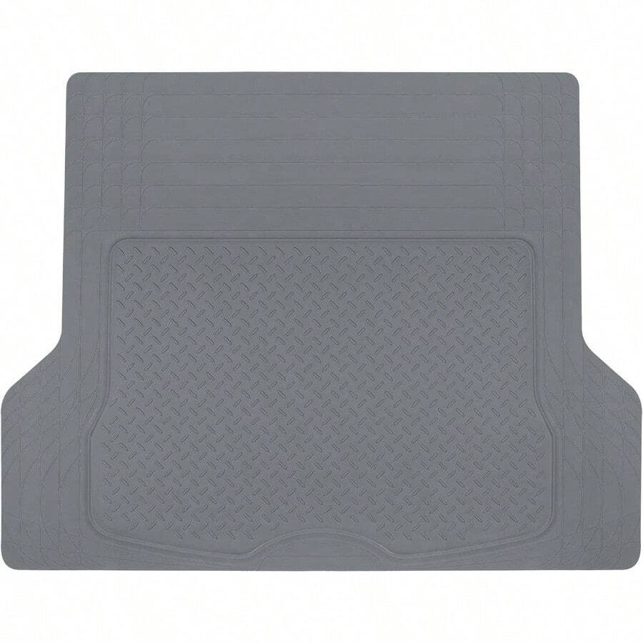Heavy Duty Rubber Cargo Liner - All - Weather Trunk, Trim - To - Fit Design, SUVs, Trucks - Non - Slip, Waterproof, Durable Cargo Floor Liner - 54x 43.5x 0.25 - Black - 灰色的 - 查看 1