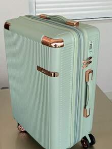 10kg Carry-On Luggage With 360° Wheels Travel Hand Luggage - 薄荷綠 - 查看 1