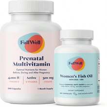 FullWell Prenatal Vitamin + DHA | Omega 3 Fish Oil With DHA &Amp; EPA For Brain Development &Amp; Nervous System Support | 26+ Vital Nutrients | Dietitian-Formulated, Non-GMO, 3rd Party Tested, 30 Servings - Tên hương vị B - Xem 1