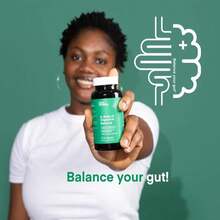 A Dose Of Digestive Balance-Gut Health Supplement-USDA-Kombucha, 7 Probiotic Strains And Prebiotics For Microbiome-Digestive Enzymes For Digestion-Bloating Relief For Women And Men - 白色的 - 查看 7