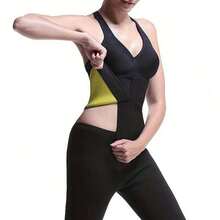 1 buc Centură sport pentru femei, Centură de antrenament pentru talie, Centură de saună, Sutien sport de compresie, Echipament de fitness abdominal, Centură abdominală cu cârlig și buclă pentru arderea grăsimilor