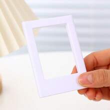 Porta-retrato com Adsorção Magnética, Exposição Instantânea de Fotos, Suporte Pequeno para Cartões, Decoração de Mesa