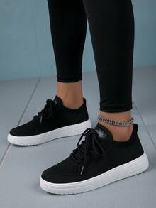 2025 New Lace-Up Mesh Sneakers, Slip-On Work Shoes, Super Lightweight Breathable Casual Walking Shoes For Autumn/Winter