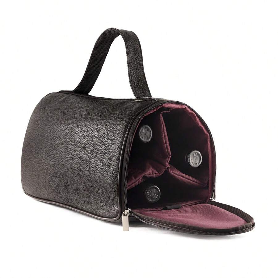 Brown Wine Rack For 3 Bottles Of Wine Or Sparkling Wine - Màu nâu  Mocha - Xem 1