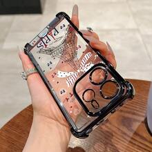 Funda para Teléfono con Diseño de la Torre Eiffel de París para Xiaomi Redmi 14C 13C 12C 10C 9C Note 14 13 12 11 11s 10 10s 9s A3 Pro Plus 4G 5G, Carcasa Trasera Transparente a Prueba de Golpes - Colores mixtos - Ver 5