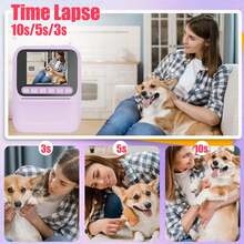 1080P Dual Lens Instant Print Camera - Unisex, 2.4" LCD, Built-In Photo Printer, 1300mAh Rechargeable Battery, 4 Rolls Of Colorful Printing Paper (Red/Blue/Orange/Green), Ideal Gift For Christmas, Birthday, Valentine's Day, Travelers, Events And Creative Photography Enthusiasts - ZSK-multicolor - View 6