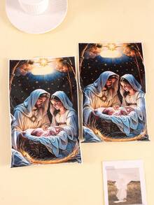 10/20/50 chiếc Túi quà Giáng sinh bằng nhựa Thiết kế cảnh Chúa Jesus ra đời Túi cầm tay có thiết kế Bethlehem Đêm đầy sao theo mùa Mùa đông xứ sở thần tiên Túi quà tặng đa năng Đồ trang trí Giáng sinh vui vẻ cho gia đình Năm mới 2025 2026 Túi đóng gói quà Giáng sinh Đồ trang trí Giáng sinh Đồ ngủ Giáng sinh Quà tặng Giáng sinh Đồ trang trí Giáng sinh - Nhiều màu - Xem 11