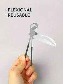 1/2支装不锈钢眉形塑造工具 - 可伸缩、可重复使用的模板，打造完美眉形，适合初学者和纹绣师，低酒精含量，眉毛化妆刷，价格实惠，圣诞礼物，化妆品，化妆工具，便宜好物，礼品，女士礼品，圣诞礼物 - 彩色 - 查看 8