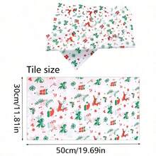 20/30pcs Christmas Gift Wrapping Paper, Party Decoration Art Paper, Suitable For Gift Packaging, Bouquet Packaging, Art Crafts, DIY, Packaging Bags, Friends' Gifts, Festive Holiday Packaging, Christmas Tree & Reindeer Design, 5 Colors To Choose From