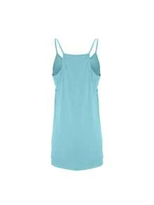 Women's Maternity 2 Piece Outfits Solid Dress Built-In Shorts Pregnancy Loungewear Mama Clothes - 天藍色 - 查看 4