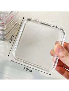10/5/1pc Clear Nail Storage Box,Press-Type Fake Nail Organizer, Display Case For Acrylic Nails, Jewelry & Cosmetics,Compact Plastic Desktop Container For Salon & Home, DIY Beads & Nail Art Tools,Great For Christmas Gifts,Portable Box Wear Nail Packaging Box For Nail Art Jewelry Lovers Can Be Reused In Multiple Scenarios