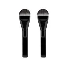 1/2/3/4 pezzi Pennelli per fondotinta, Pennello piatto ultra sottile per fondotinta, Pennello tondo per contouring del viso, Pennello piatto per contouring, Multiuso