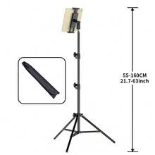 xnyocn Adjustable Tablet Tripod Floor Stand, Fits 4-14 Inch Tablets, Compatible With IPad Air Pro 12.9, Flexible Holder (Random Shipment Of New And Old Models)